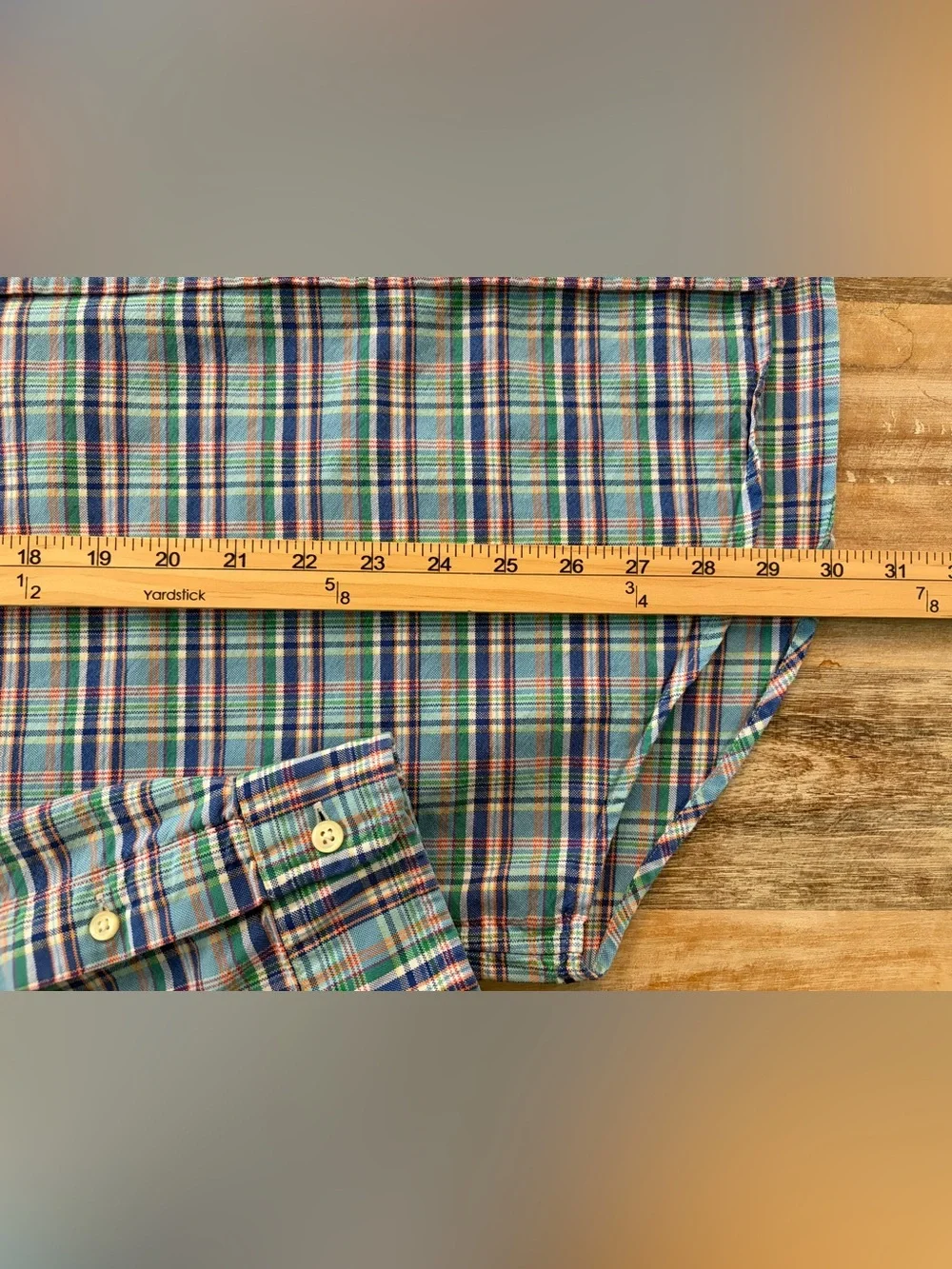 Polo Ralph Lauren‎ Plaid Button Down Shirt Size Medium Long Sleeve Preppy Pony